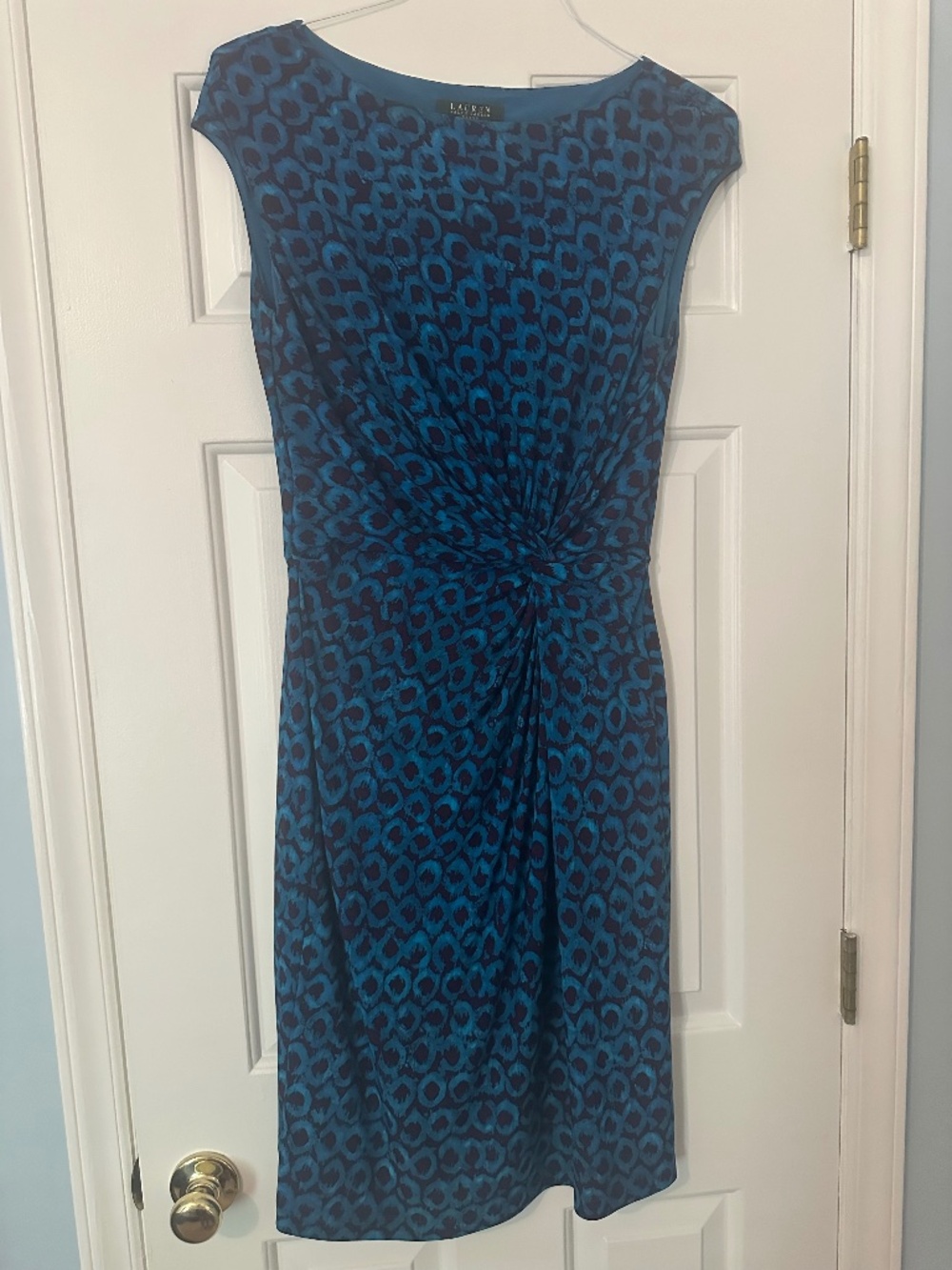 Ralph Lauren Geometric ruched dress